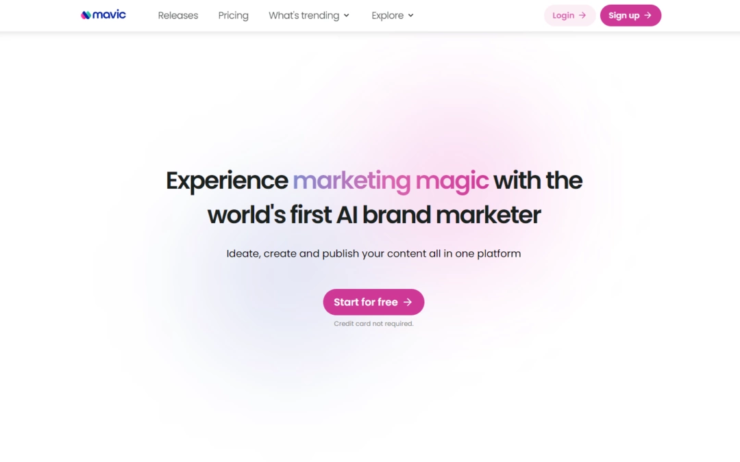 Mavic.ai Lifetime Deal – Your AI-Driven Brand Marketer