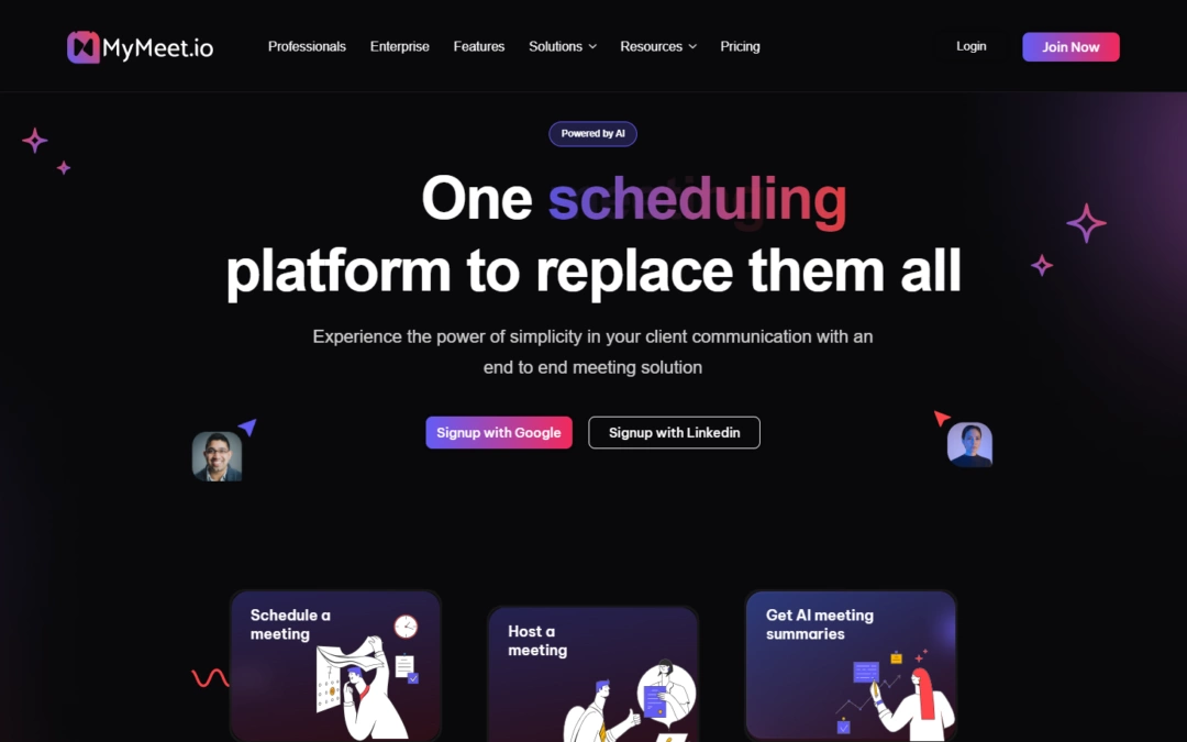 MyMeet.io Overview – Schedule, meet, and summarize